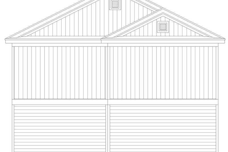 House Plan Design - Exterior - Rear Elevation for Traditional House Plan #932-732, 0 bath