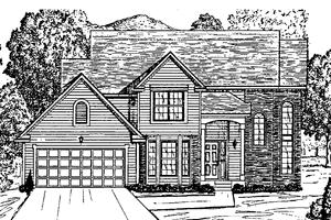 Traditional Exterior - Front Elevation Plan #405-256