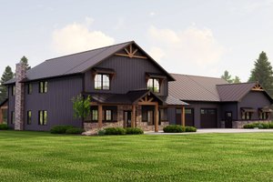 Country Exterior - Front Elevation Plan #1064-243