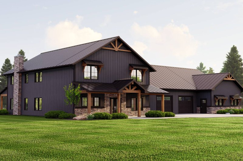 House Plan Design - Country Exterior - Front Elevation Plan #1064-243