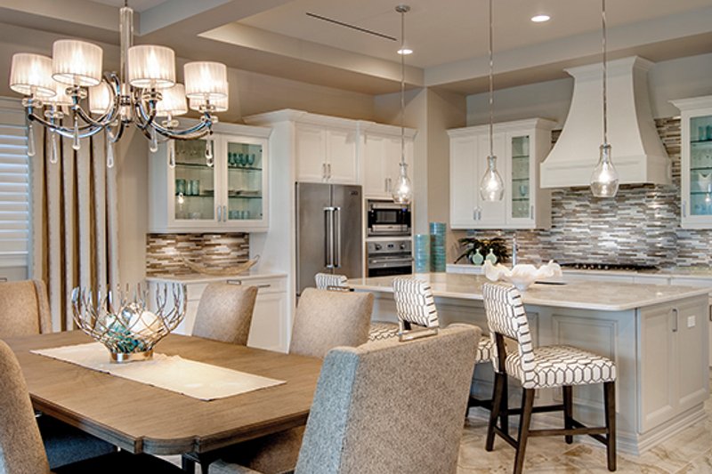 Dream House Plan - Interior - Dining Room 2 for Mediterranean House Plan #930-449 - 3 bed, 3.5 bath