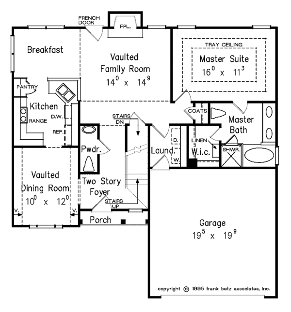 House Design - Mediterranean Floor Plan - Main Floor Plan #927-247