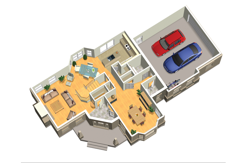Home Plan - Floor Plan - Main Floor 1 for Victorian House Plan #25-4674 - 3 bed, 1 bath