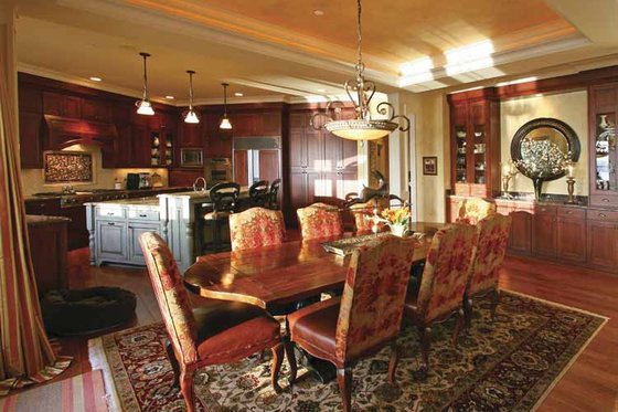 Interior - Dining Room 1 for Craftsman House Plan #132-485 - 4 bed, 4.5 bath