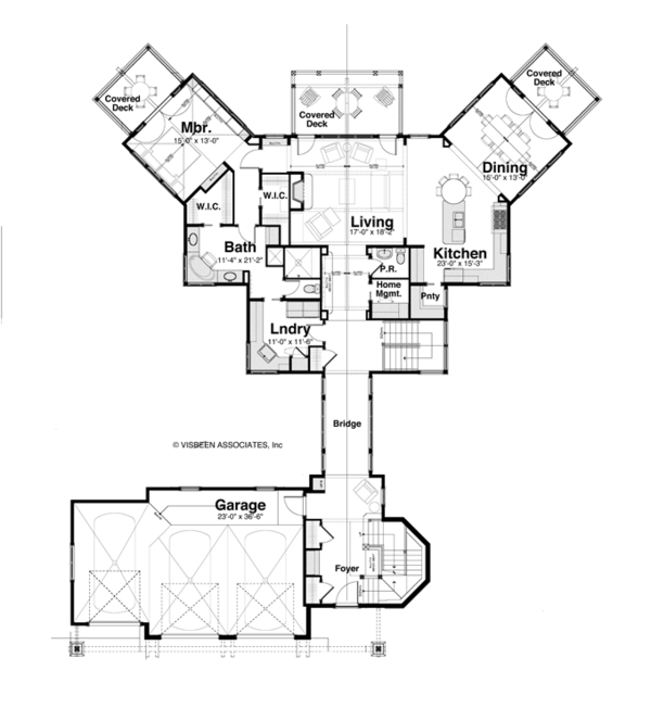 Home Plan - Craftsman Floor Plan - Main Floor Plan #928-259