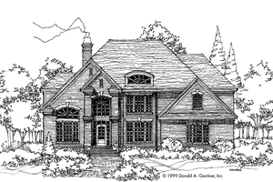Traditional Exterior - Front Elevation Plan #929-525