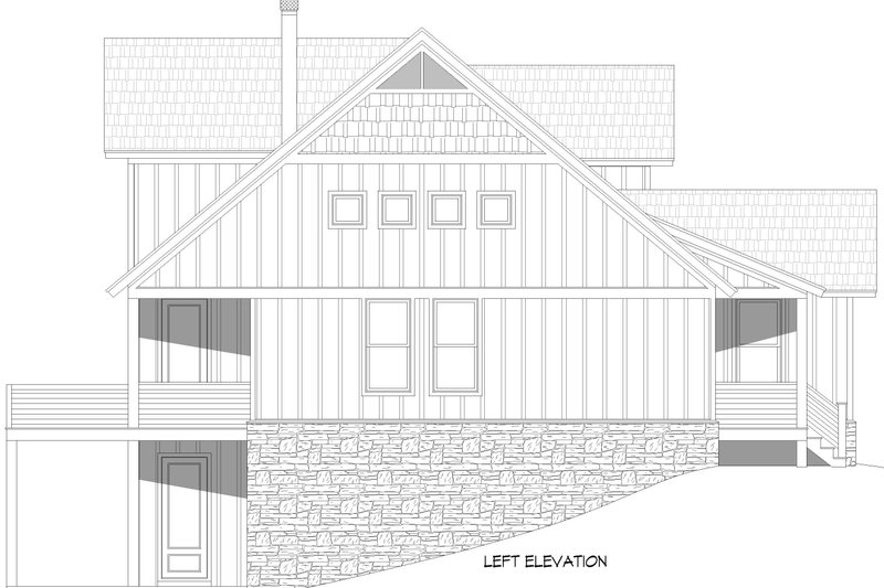 Home Plan - Exterior - Other Elevation for Country House Plan #932-1197 - 3 bed, 3 bath