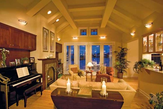 Interior - Family Room 1 for Craftsman House Plan #930-356 - 4 bed, 2.5 bath