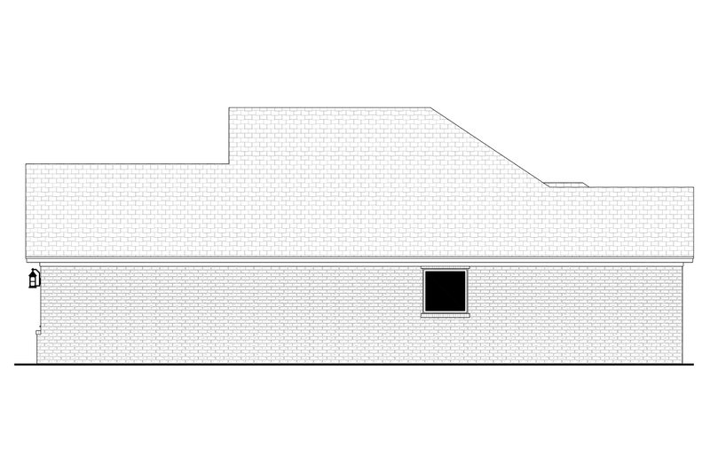 Architectural House Design - Exterior - Other Elevation for Ranch House Plan #430-283 - 4 bed, 2 bath
