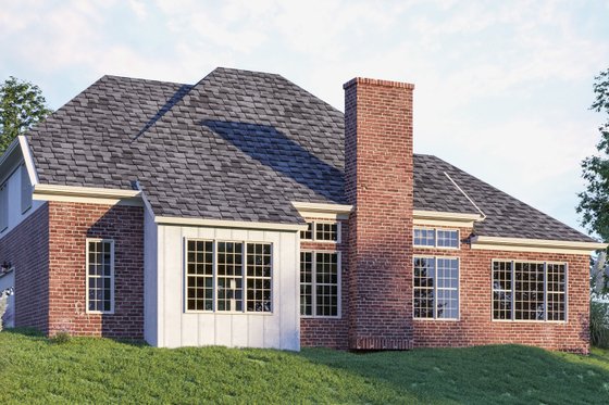 Exterior - Other Elevation for Traditional House Plan #54-456 - 3 bed, 2.5 bath