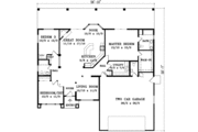 Adobe / Southwestern Style House Plan - 3 Beds 2.5 Baths 1697 Sq/Ft Plan #1-625 