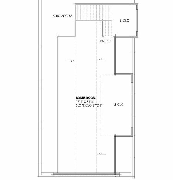 Dream House Plan - Modern Floor Plan - Upper Floor Plan #1096-185