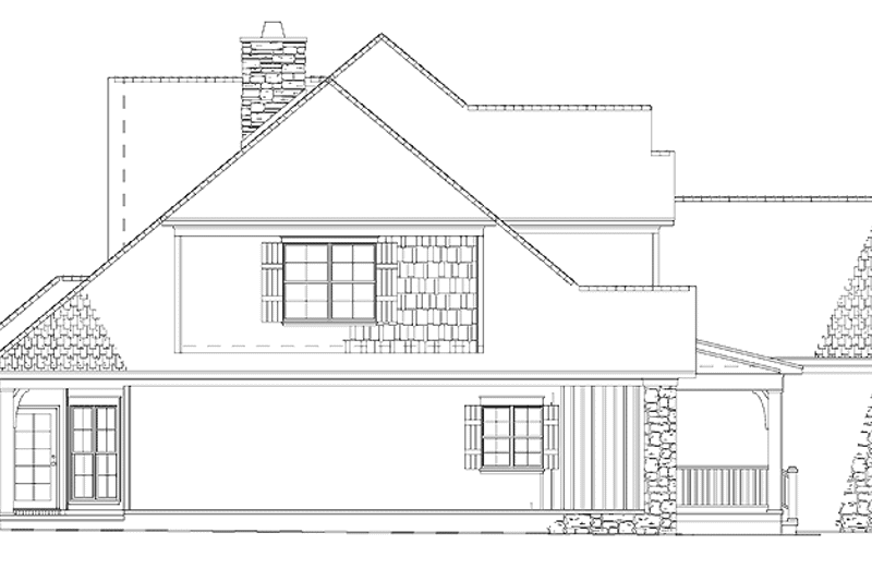 Architectural House Design - Exterior - Other Elevation for European House Plan #17-2932 - 4 bed, 3.5 bath