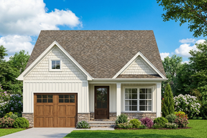 House Blueprint - Cottage Exterior - Front Elevation Plan #923-468