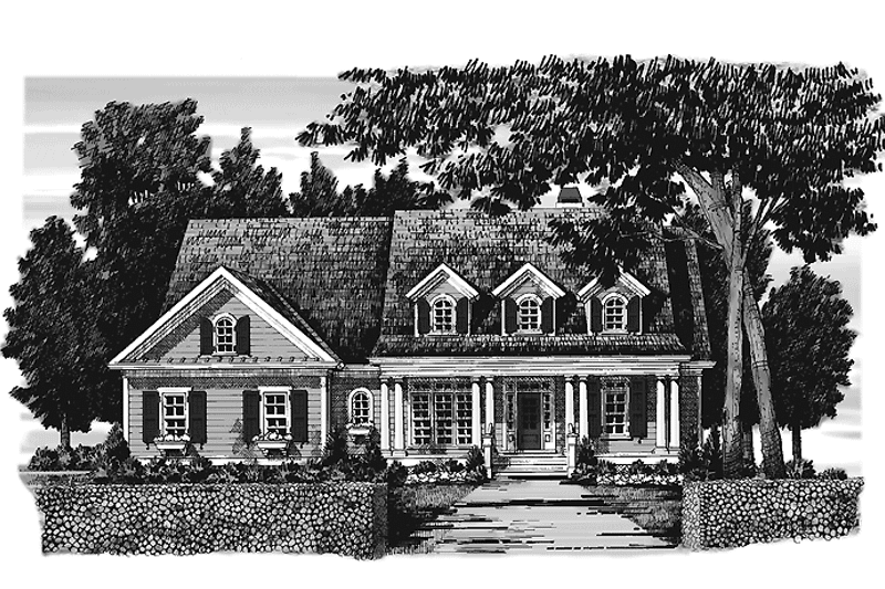 Dream House Plan - Exterior - Front Elevation 3 for Country House Plan #927-279 - 4 bed, 3.5 bath
