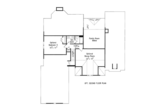 Floor Plan - Other Floor for Country House Plan #927-596 - 4 bed, 2.5 bath