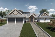 Craftsman Style House Plan - 2 Beds 2.5 Baths 2048 Sq/Ft Plan #1101-38 