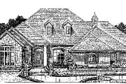 Colonial Style House Plan - 4 Beds 3.5 Baths 2570 Sq/Ft Plan #310-725 