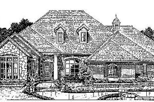 Colonial Exterior - Front Elevation Plan #310-725