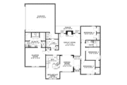 Ranch Style House Plan - 4 Beds 2 Baths 1854 Sq/Ft Plan #17-3173 