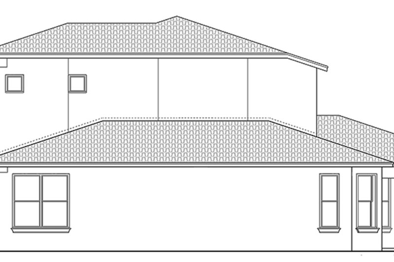Dream House Plan - Exterior - Other Elevation for Mediterranean House Plan #1058-131 - 4 bed, 3 bath