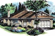 Ranch Style House Plan - 3 Beds 2 Baths 1356 Sq/Ft Plan #18-136 