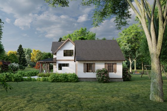 Exterior - Other Elevation 1 for Craftsman House Plan #1094-15 - 2 bed, 2.5 bath