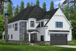 Traditional Exterior - Front Elevation Plan #1057-40