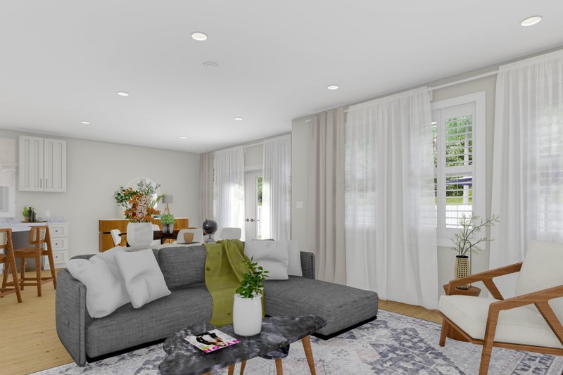 Home Plan - Interior - Family Room 2 for Traditional House Plan #1060-151 - 2 bed, 2.5 bath