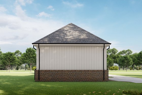 Exterior - Rear Elevation for Traditional House Plan #1092-64 - 4 bed, 3.5 bath