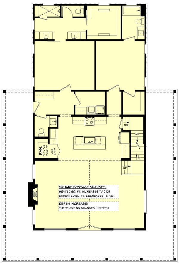 Farmhouse Floor Plan - Other Floor Plan #430-288