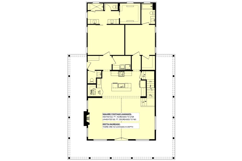 Home Plan - Floor Plan - Other Floor for Barndominium House Plan #430-288 - 4 bed, 3.5 bath