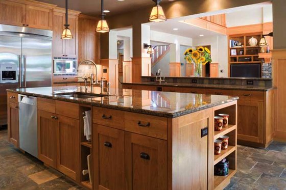 Interior - Kitchen 1 for Craftsman House Plan #48-364 - 4 bed, 4 bath