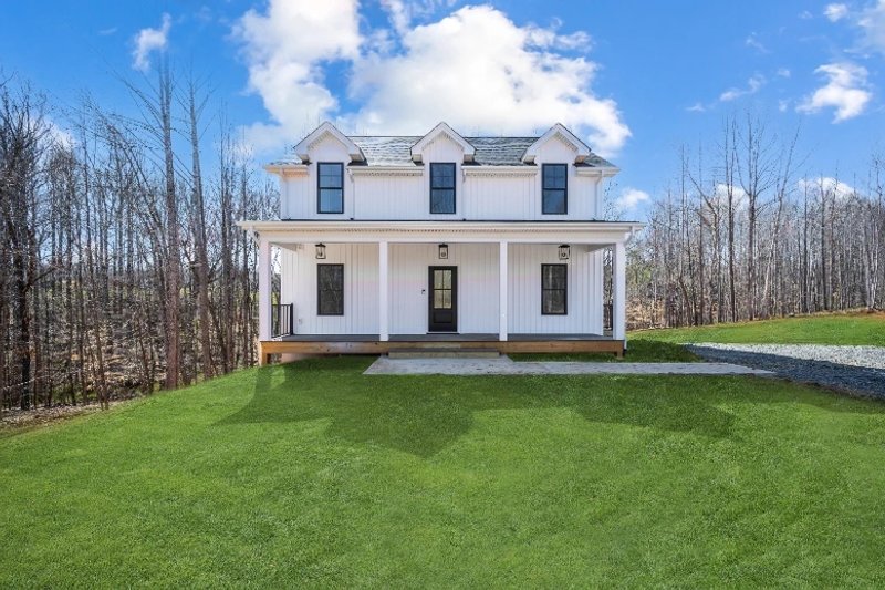 House Blueprint - Exterior - Front Elevation 2 for Colonial House Plan #1116-56 - 3 bed, 2.5 bath