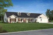 Ranch Style House Plan - 4 Beds 2.5 Baths 2814 Sq/Ft Plan #1-689 