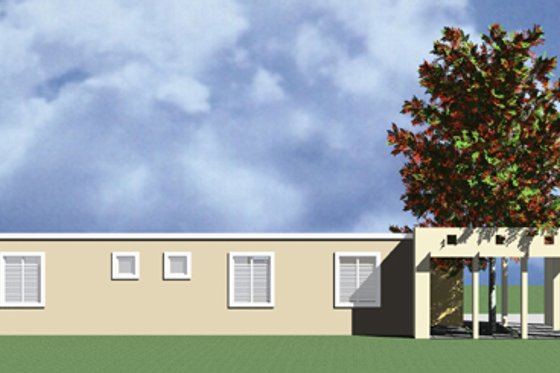 Exterior - Other Elevation for Modern House Plan #495-1 - 3 bed, 2 bath