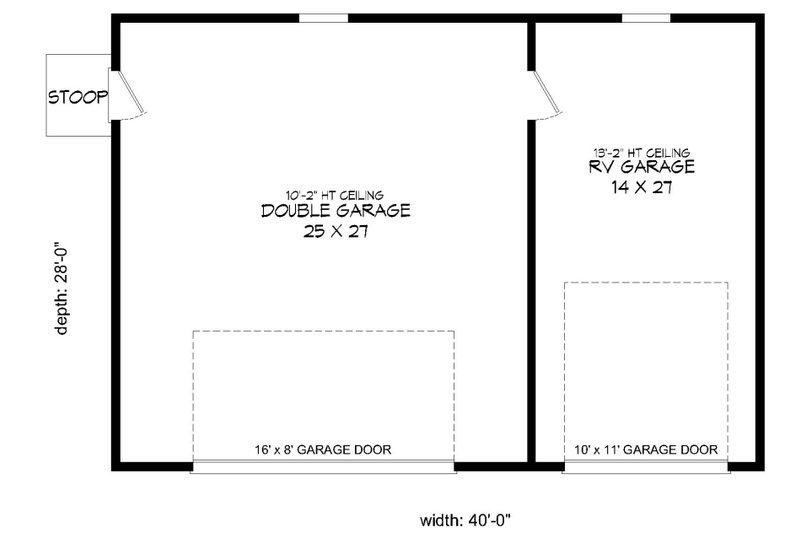 Dream House Plan - Floor Plan - Main Floor for Country House Plan #932-141, 0 bath