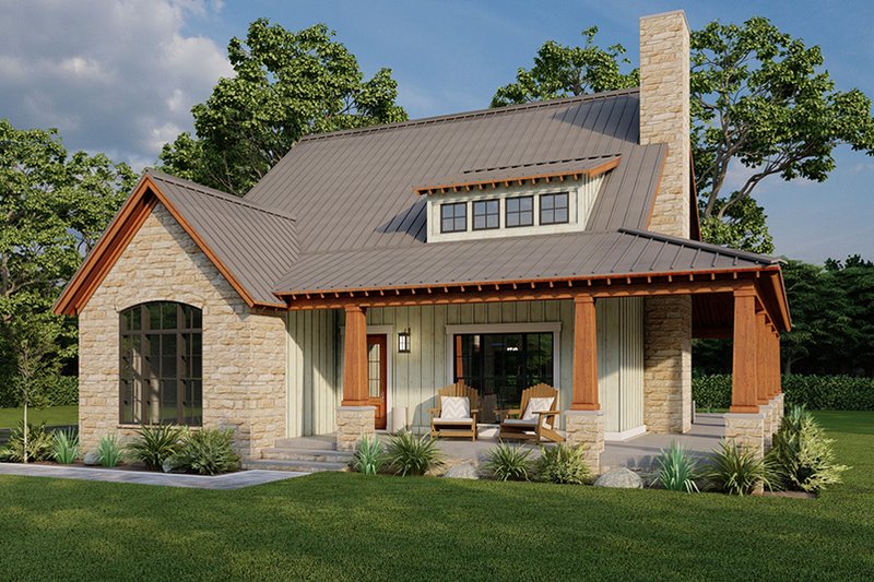 Dream House Plan - Exterior - Front Elevation 3 for Craftsman House Plan #923-295 - 3 bed, 2.5 bath