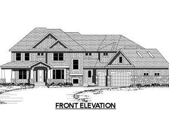 Exterior - Other Elevation for Traditional House Plan #51-326 - 5 bed, 3.5 bath