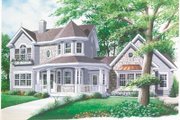 Victorian Style House Plan - 3 Beds 2.5 Baths 1936 Sq/Ft Plan #23-2016 
