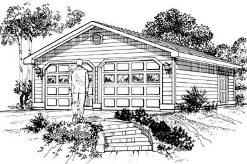 Home Plan - Traditional Exterior - Front Elevation Plan #47-493