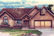 Bungalow Style House Plan - 3 Beds 2 Baths 1709 Sq/Ft Plan #320-305 