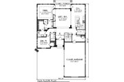 Ranch Style House Plan - 2 Beds 2 Baths 1993 Sq/Ft Plan #70-1096 
