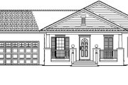 Craftsman Style House Plan - 3 Beds 2 Baths 1250 Sq/Ft Plan #17-2751 