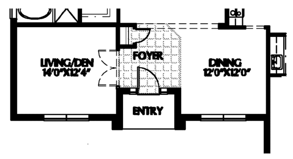 House Blueprint - Mediterranean Floor Plan - Other Floor Plan #999-100
