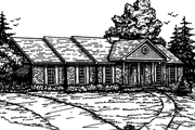 Colonial Style House Plan - 4 Beds 2 Baths 2296 Sq/Ft Plan #30-278 