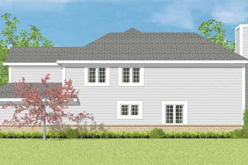 Dream House Plan - Traditional Exterior - Other Elevation Plan #72-1084