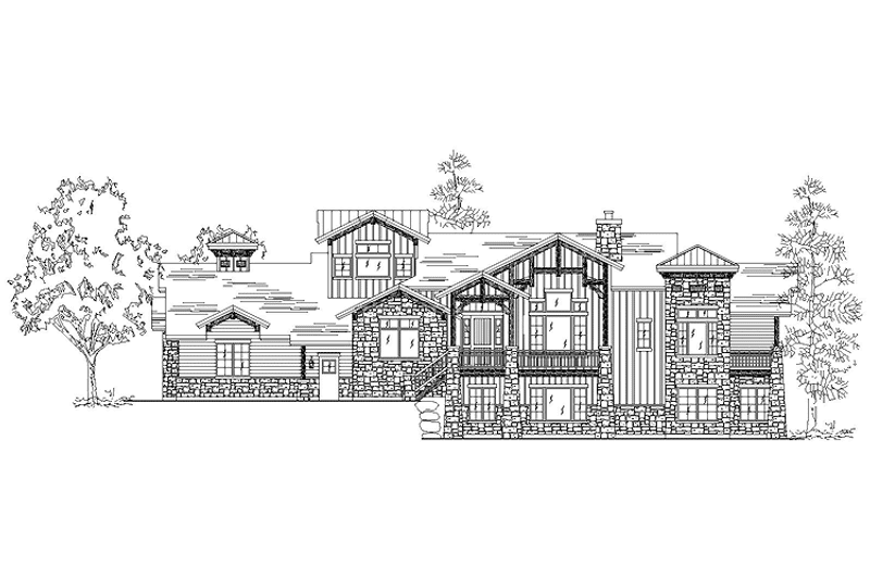 Home Plan - Exterior - Front Elevation 3 for Craftsman House Plan #945-112 - 2 bed, 2 bath