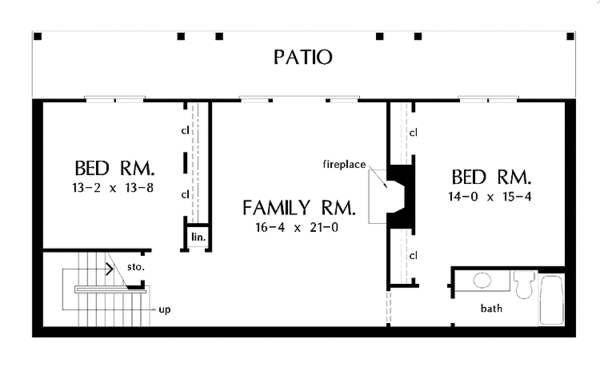 Home Plan - Craftsman Floor Plan - Lower Floor Plan #929-562