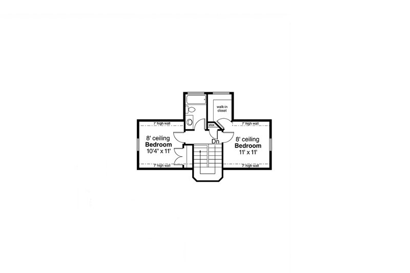 Home Plan - Floor Plan - Upper Floor for Traditional House Plan #124-307 - 3 bed, 2.5 bath